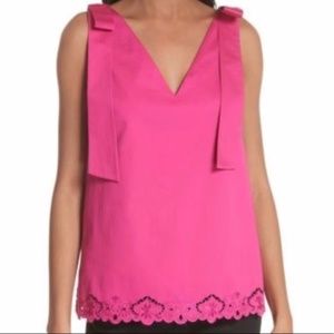 TED BAKER LONDON | Fuchsia Embroidered Top
